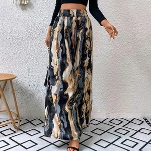 Beautiful wide leg, satin soft pant